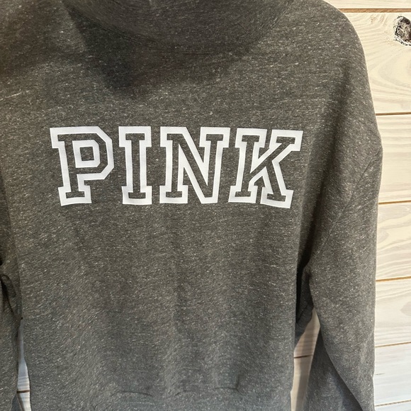 Victoria's Secret PINK Charcoal Cowl Neck Sweater - Picture 2 of 5